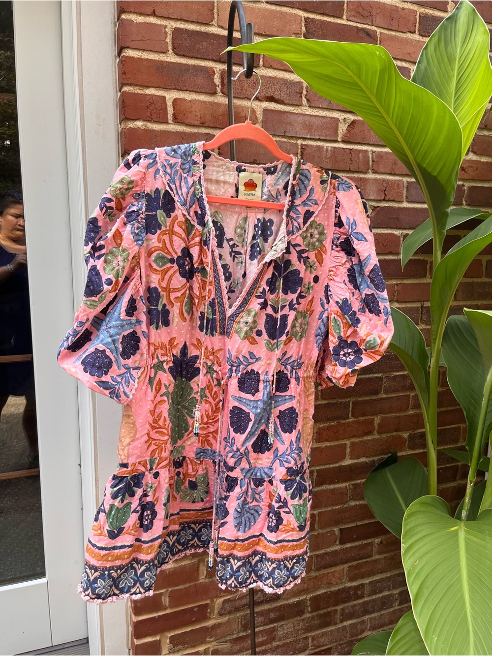 FARM Rio Seashell Cotton Mini Dress - Picture 9 of 16